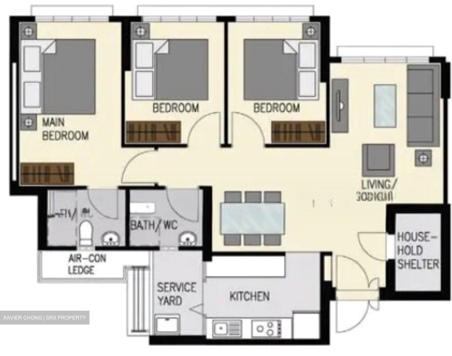 Blk 659B Waterway Sunray (Punggol), HDB 4 Rooms #512225831
